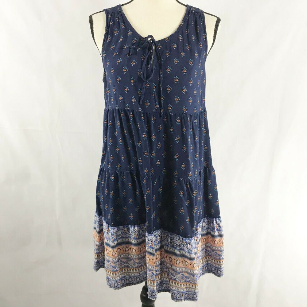 Umgee Patterned Sheath Dress Size Large